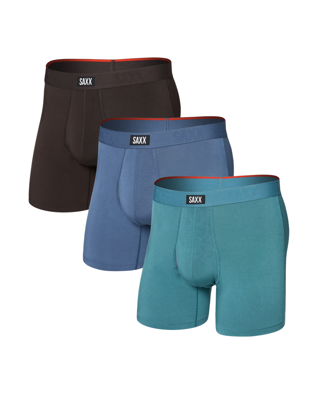SAXX - VIBE EXTRA SOFT COMFORT BOXER BRIEF FLY 6" 3PK - SID
