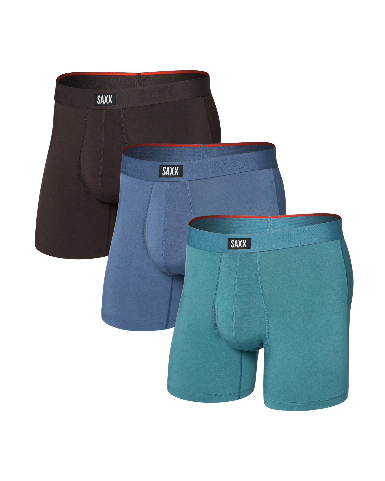 SAXX - VIBE EXTRA SOFT COMFORT BOXER BRIEF FLY 6" 3PK - SID