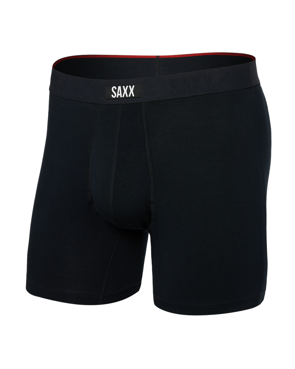 SAXX - VIBE EXTRA SOFT COMFORT BOXER BRIEF FLY 6"- BLK