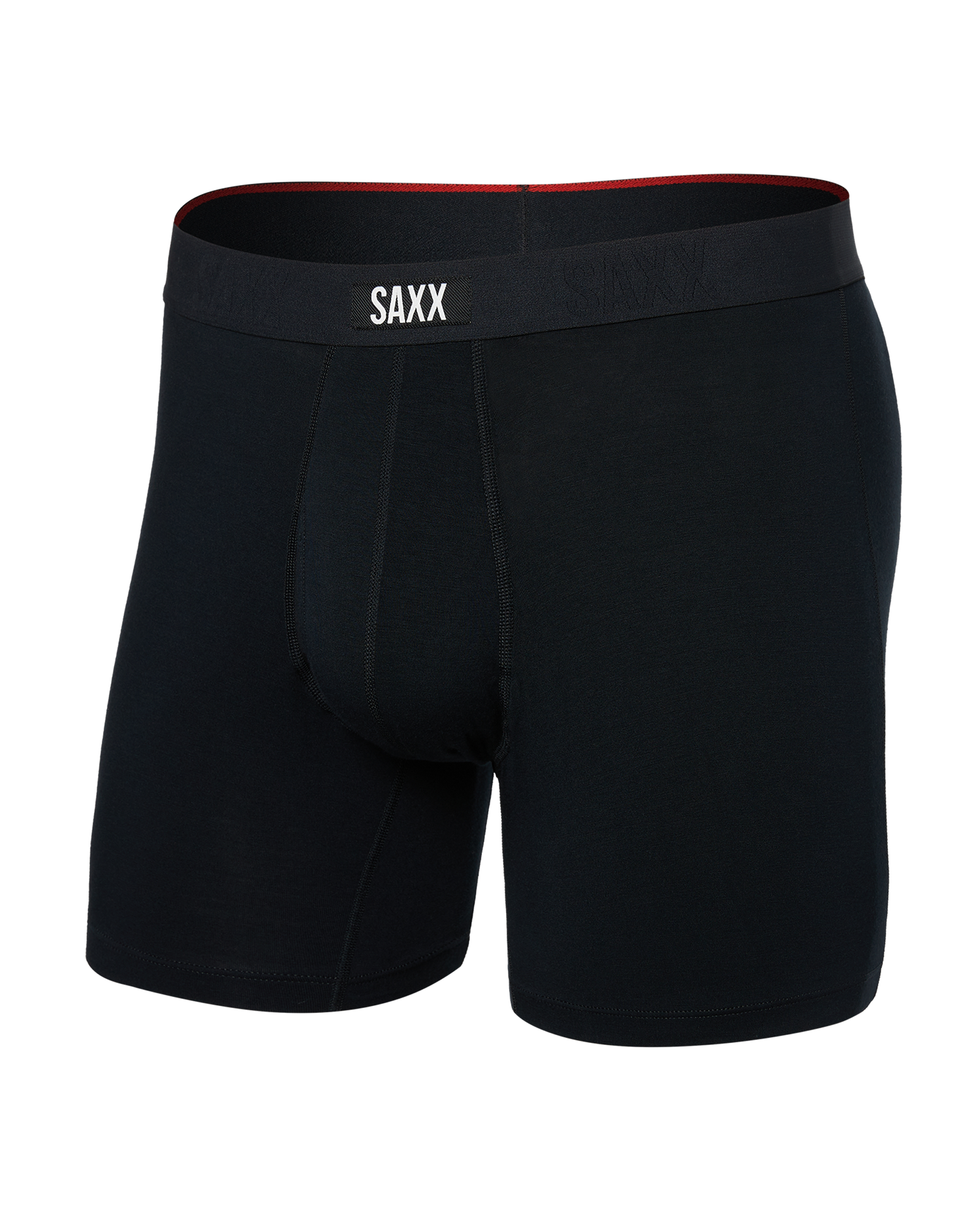 SAXX - VIBE EXTRA SOFT COMFORT BOXER BRIEF FLY 6"- BLK