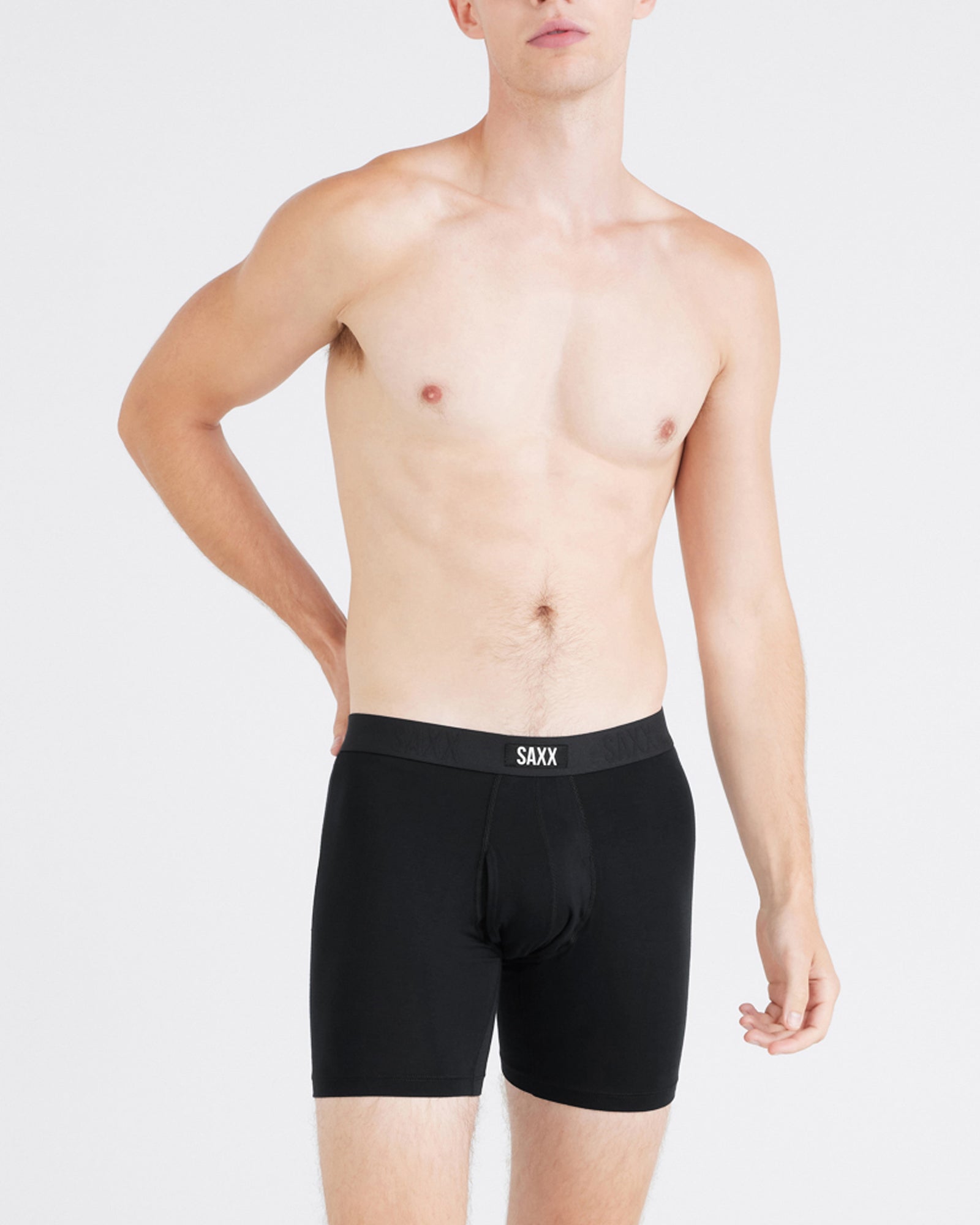 SAXX - VIBE EXTRA SOFT COMFORT BOXER BRIEF FLY 6" 2PK - BLN
