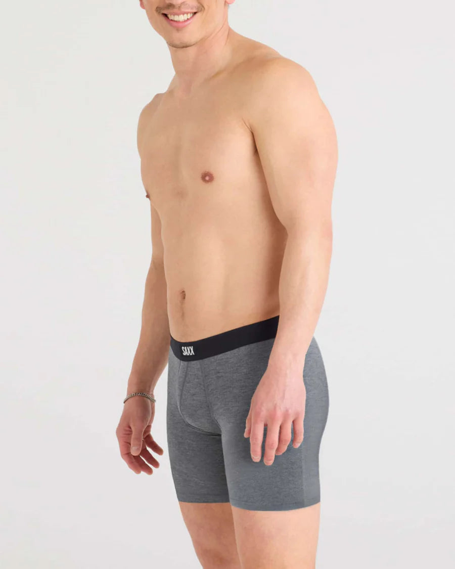 SAXX - VIBE EXTRA SOFT COMFORT BOXER BRIEF FLY 6" 2PK - BLG