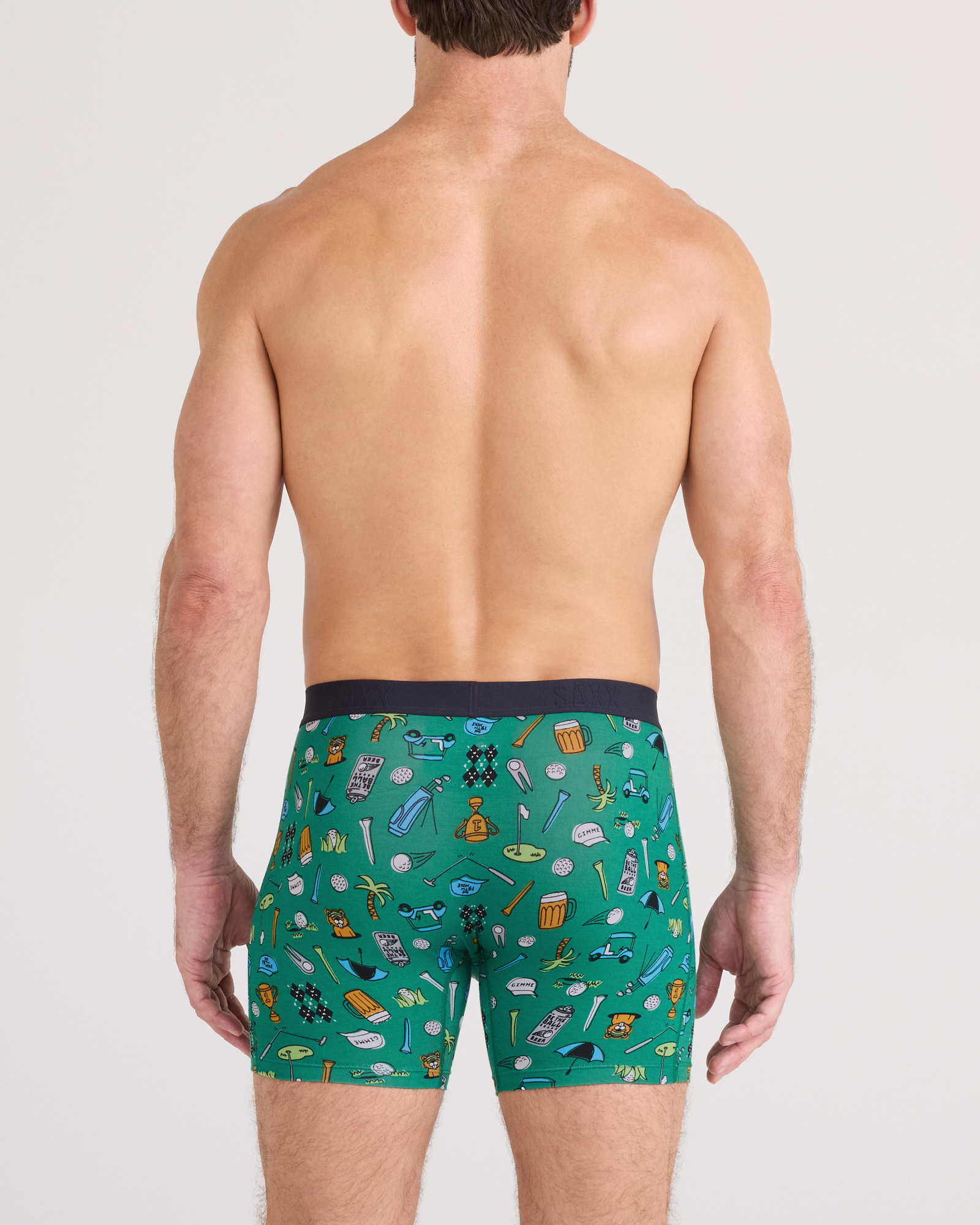 SAXX - VIBE EXTRA SOFT COMFORT BOXER BRIEF FLY 6"- FBG
