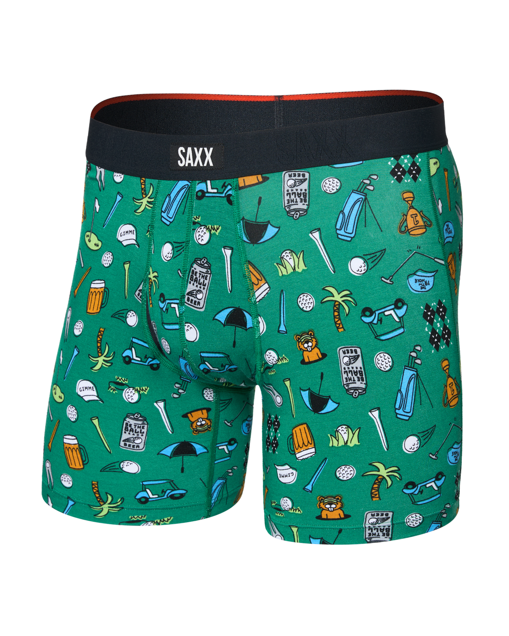 SAXX - VIBE EXTRA SOFT COMFORT BOXER BRIEF FLY 6"- FBG
