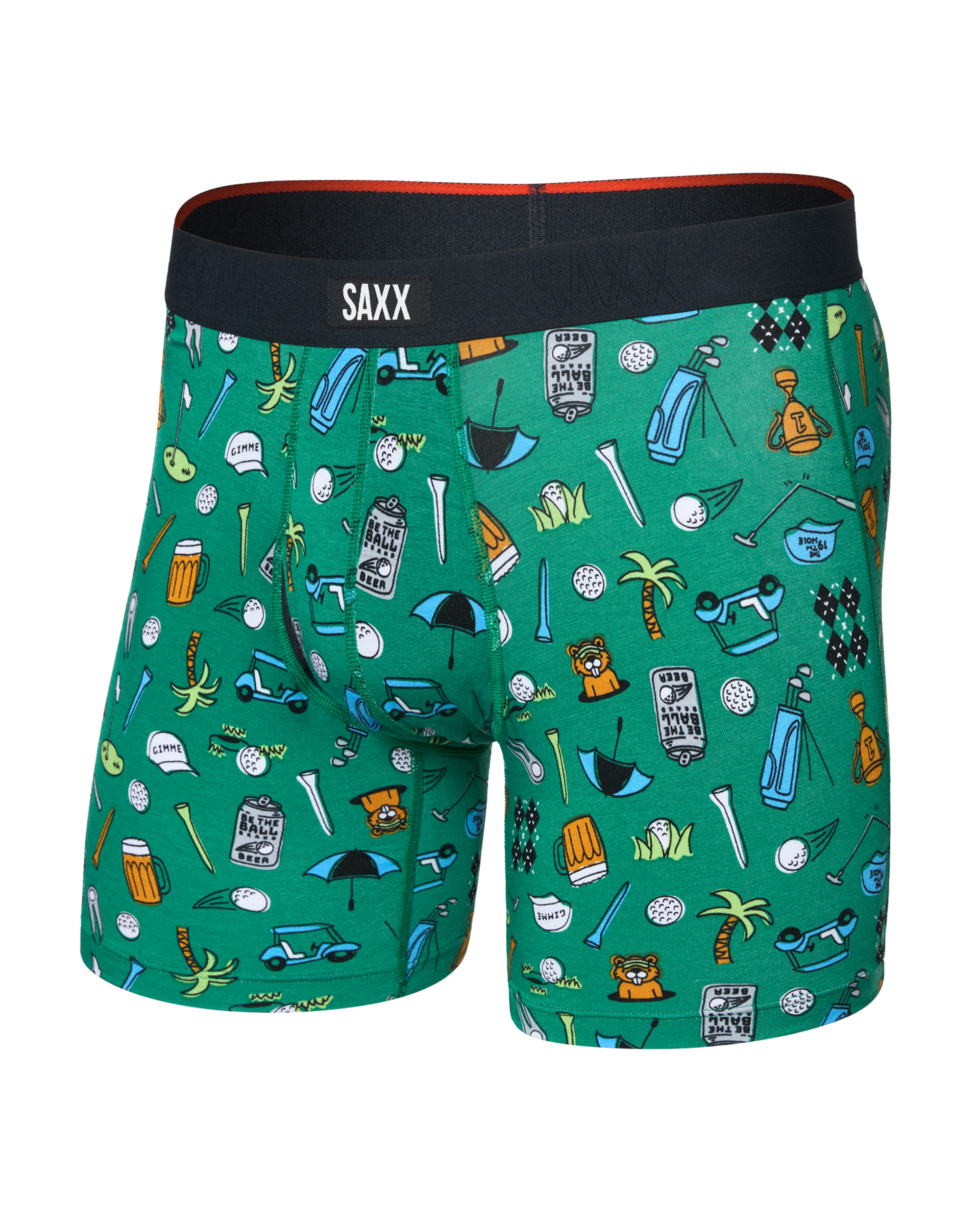 SAXX - VIBE EXTRA SOFT COMFORT BOXER BRIEF FLY 6"- FBG