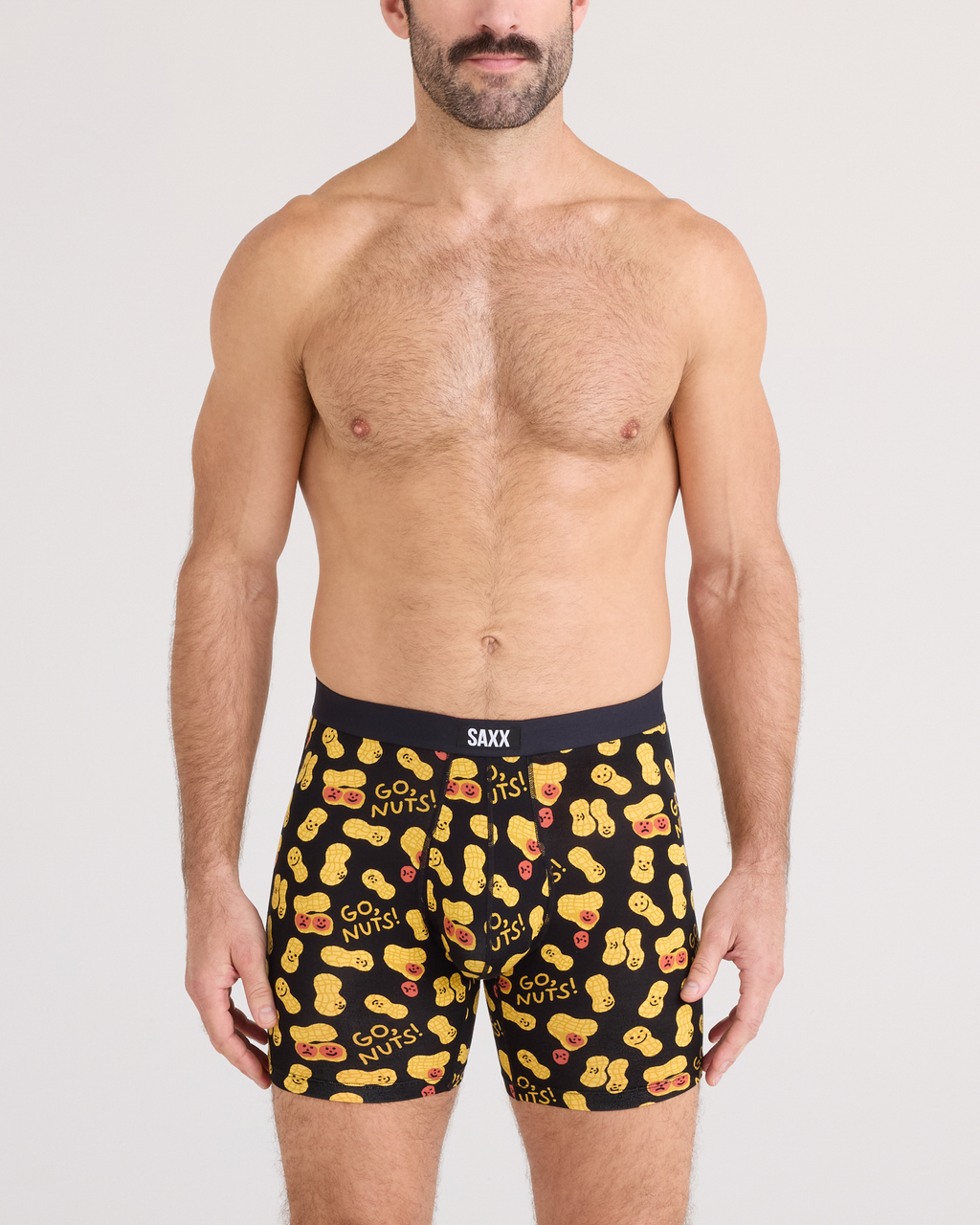 SAXX - VIBE EXTRA SOFT COMFORT BOXER BRIEF FLY 6"- GNB