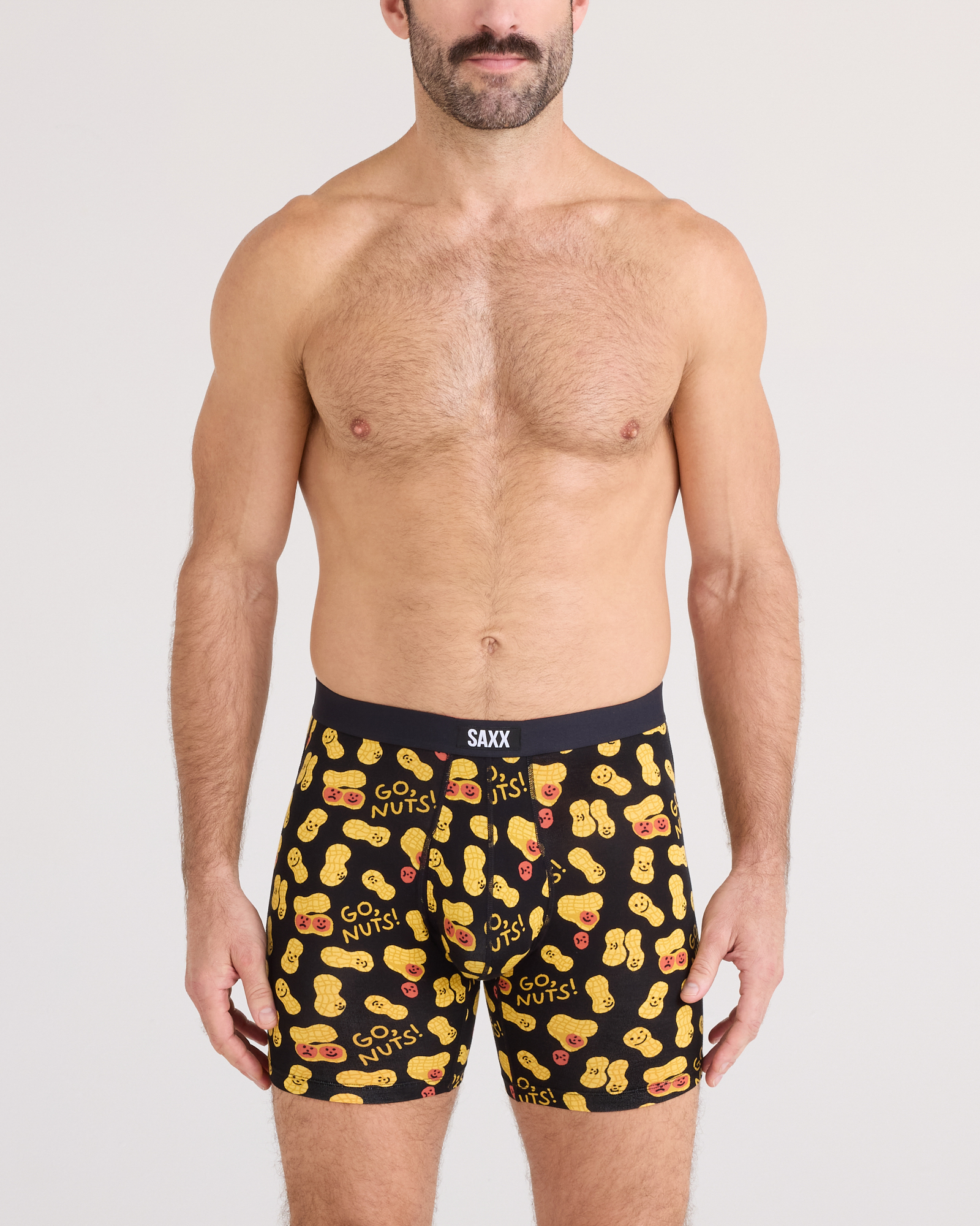 SAXX - VIBE EXTRA SOFT COMFORT BOXER BRIEF FLY 6"- GNB