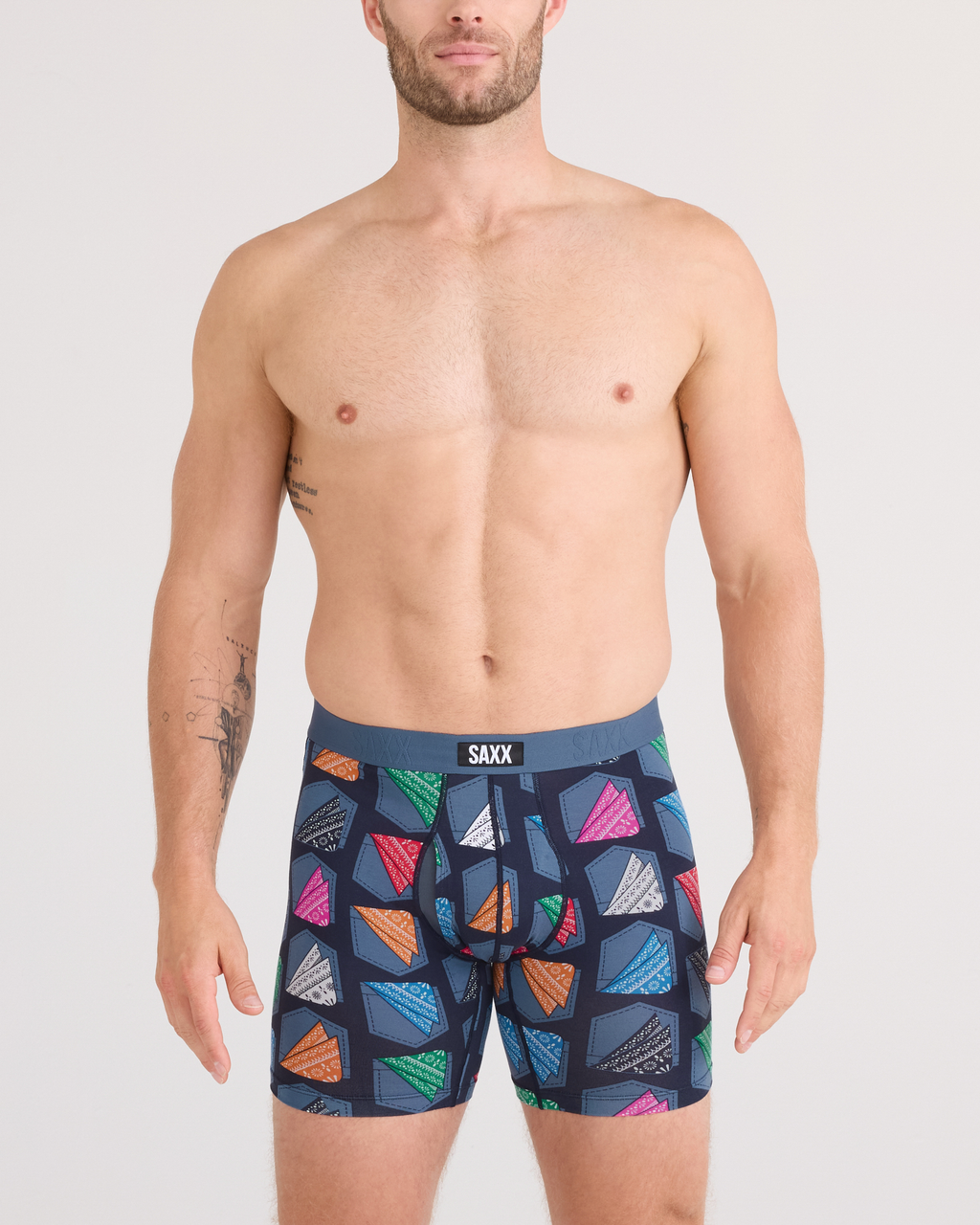 SAXX - VIBE EXTRA SOFT COMFORT BOXER BRIEF FLY 6"- HII