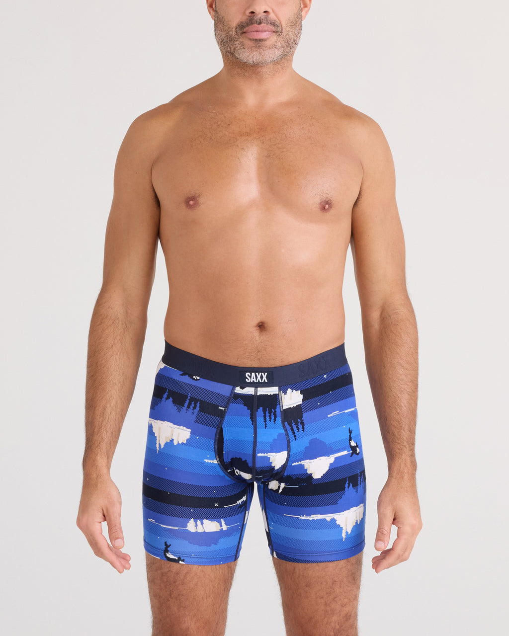 SAXX - VIBE EXTRA SOFT COMFORT BOXER BRIEF FLY 6"- ISB
