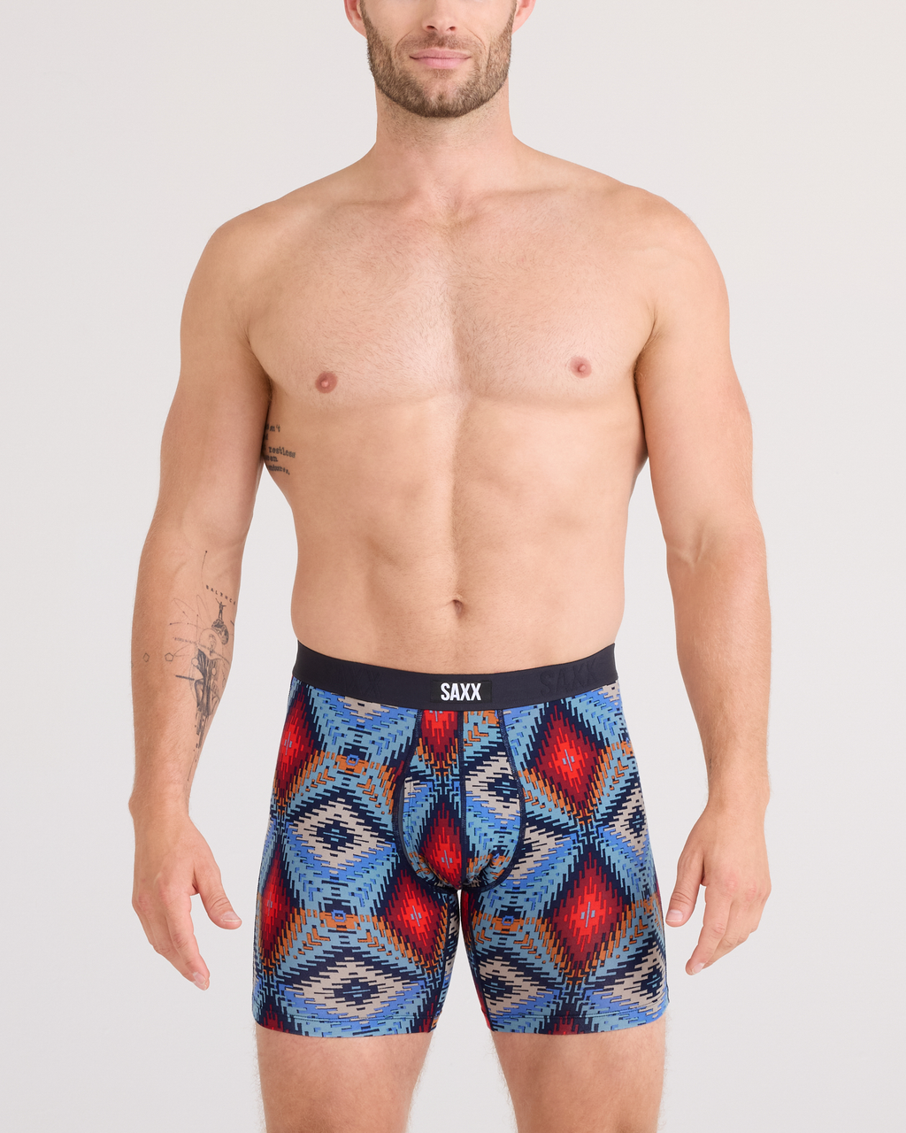 SAXX - VIBE EXTRA SOFT COMFORT BOXER BRIEF FLY 6"- MEM