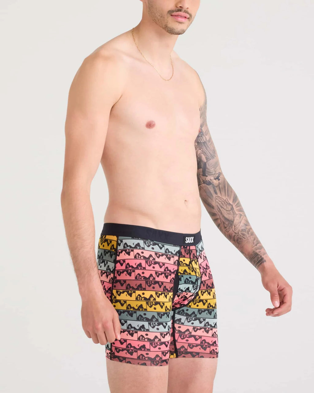 SAXX - VIBE EXTRA SOFT COMFORT BOXER BRIEF FLY 6"- MGM