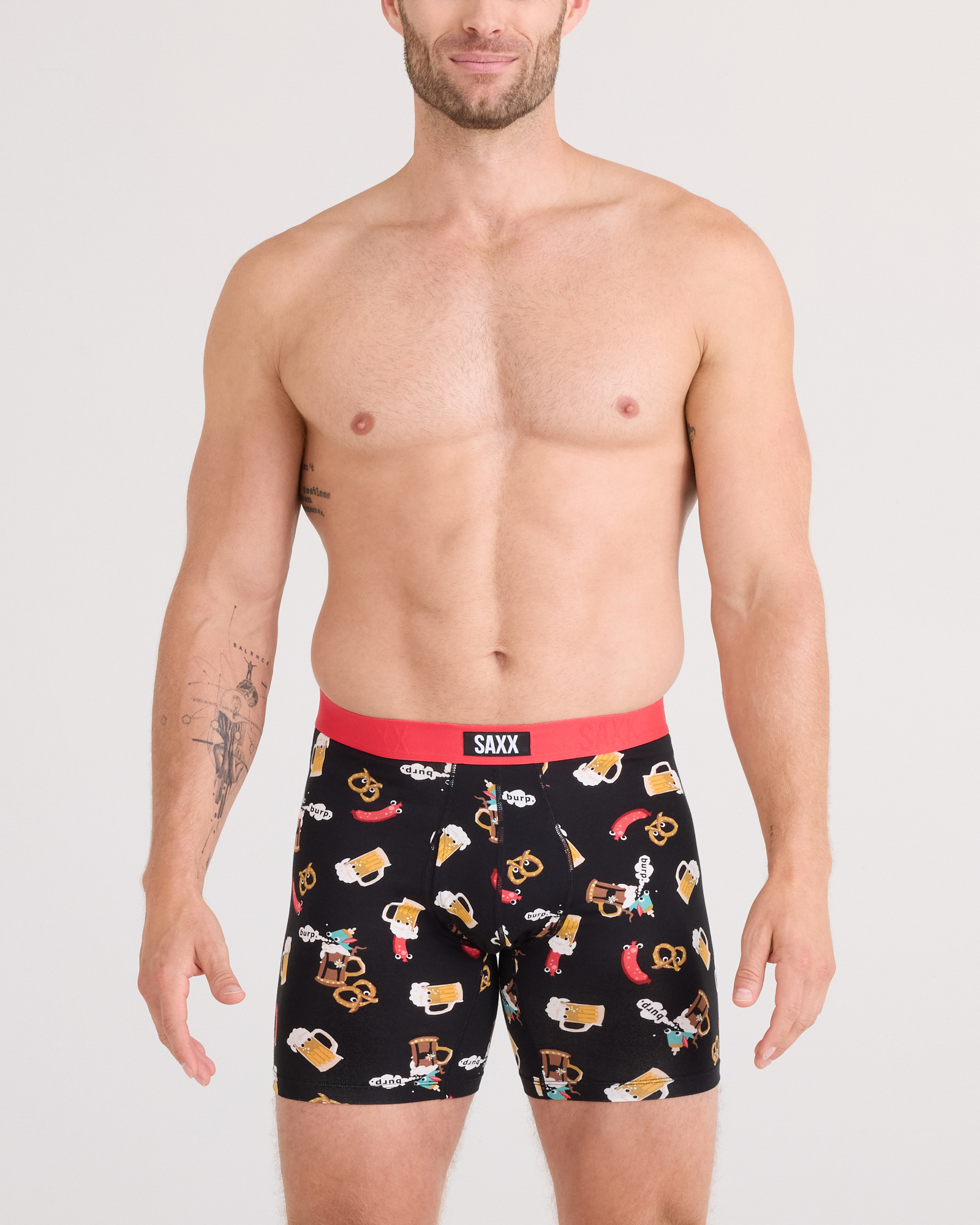 SAXX - VIBE EXTRA SOFT COMFORT BOXER BRIEF FLY 6"- OKB