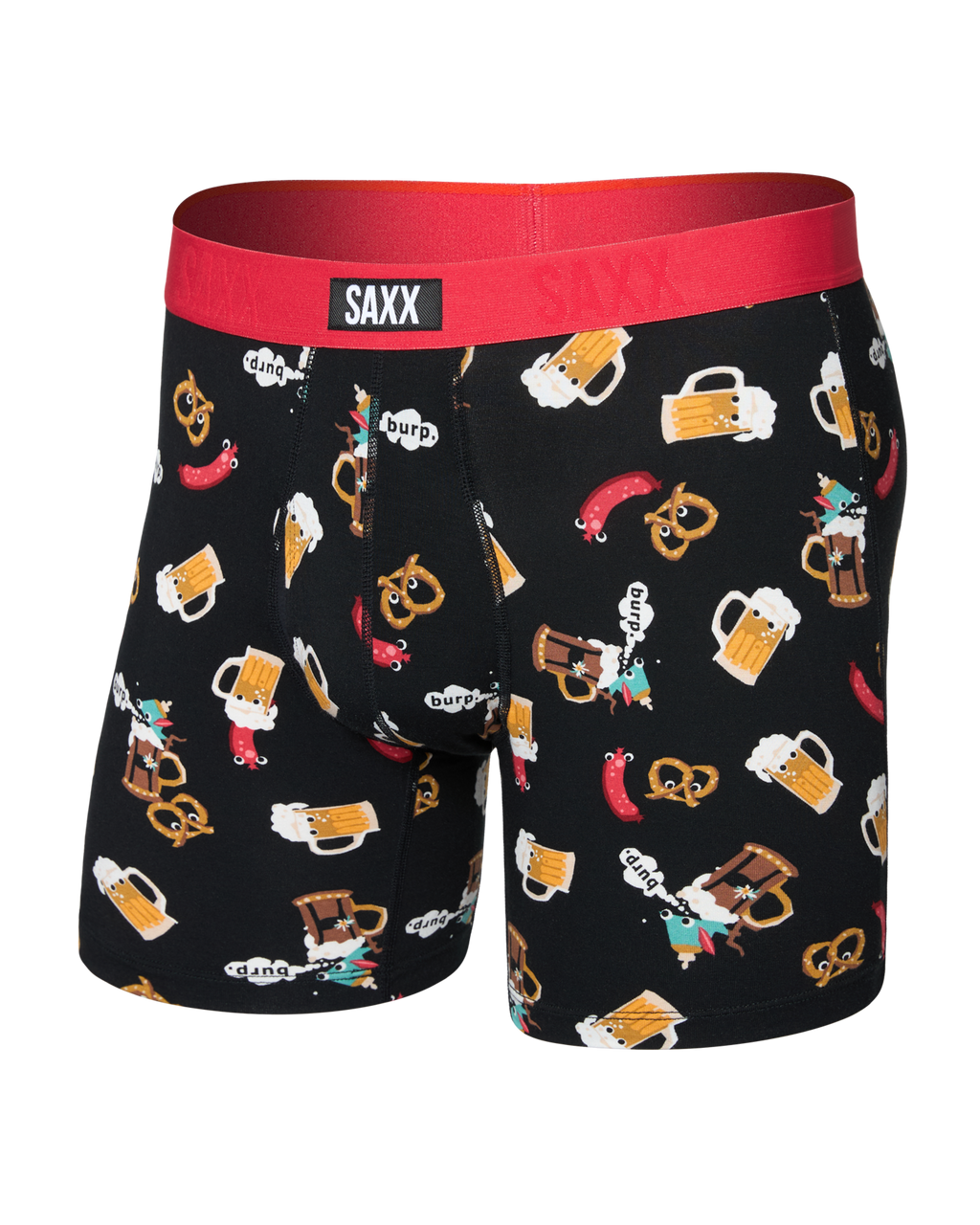 SAXX - VIBE EXTRA SOFT COMFORT BOXER BRIEF FLY 6"- OKB