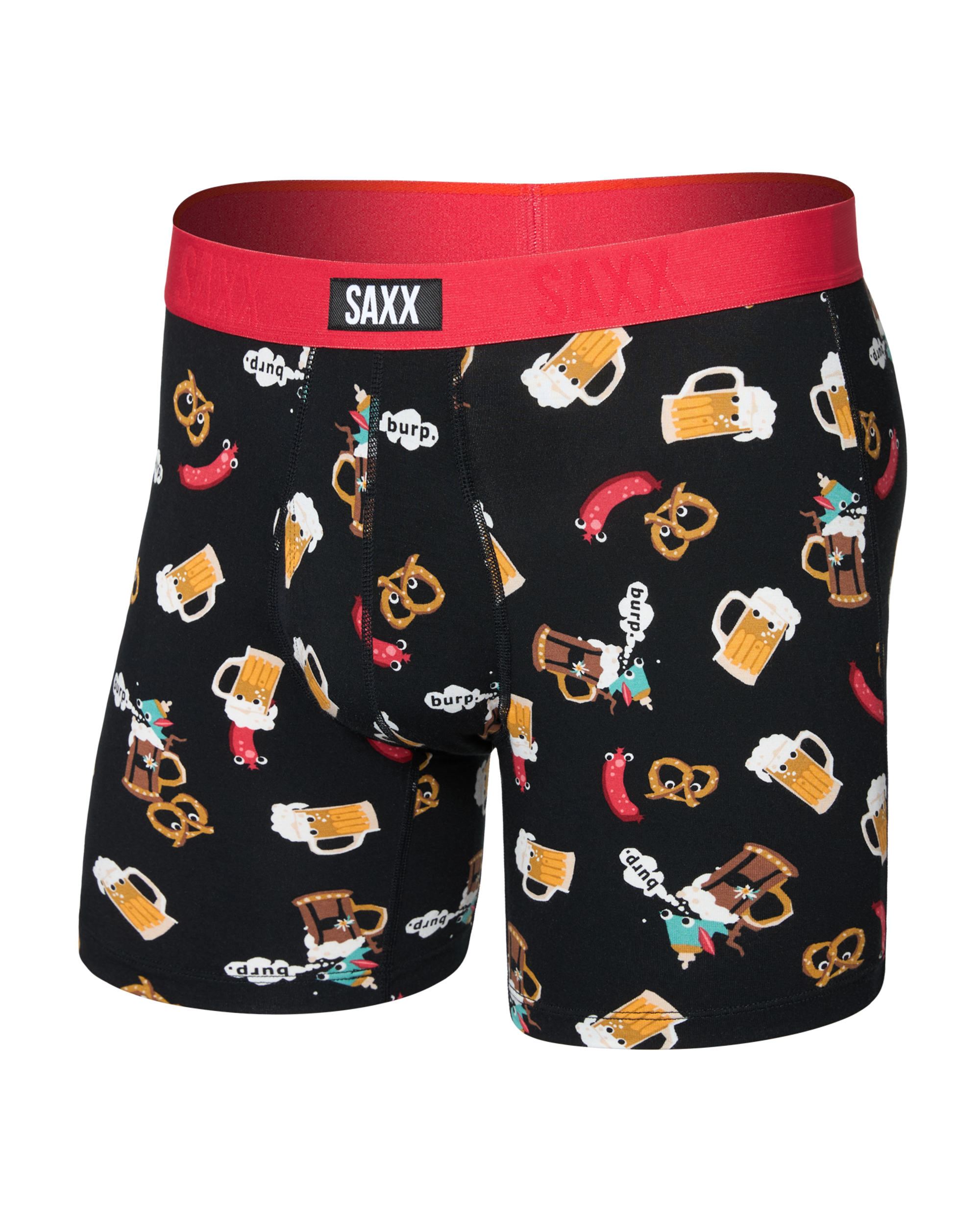 SAXX - VIBE EXTRA SOFT COMFORT BOXER BRIEF FLY 6"- OKB