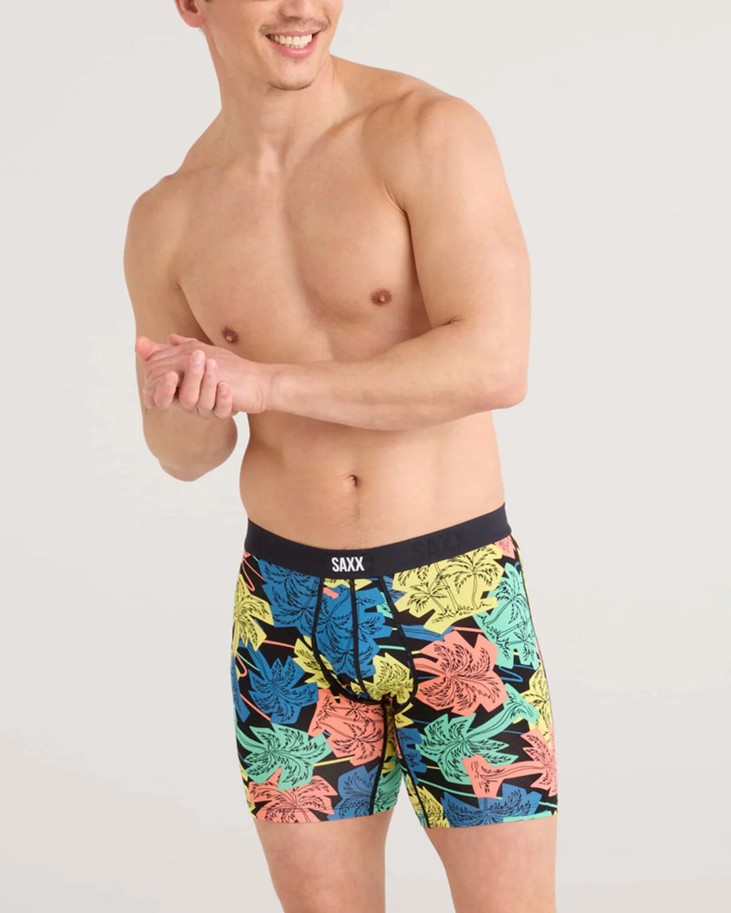 SAXX - VIBE EXTRA SOFT COMFORT BOXER BRIEF FLY 6"- PBL