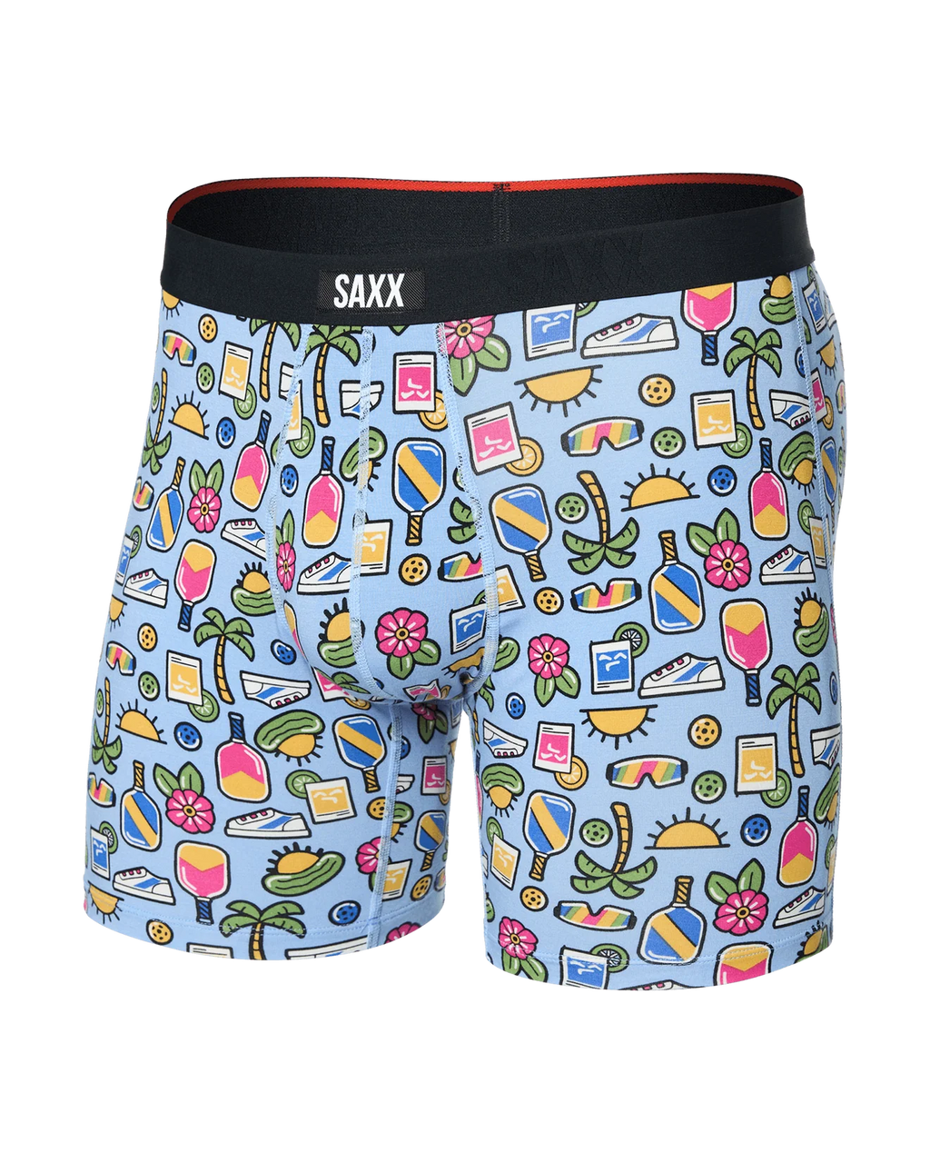 SAXX - VIBE EXTRA SOFT COMFORT BOXER BRIEF FLY 6"- PBP