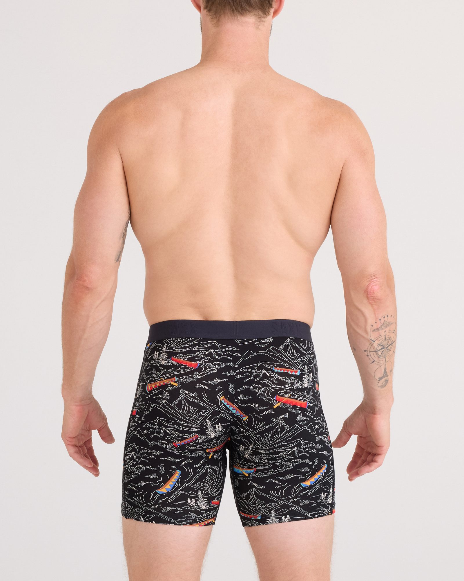 SAXX - VIBE EXTRA SOFT COMFORT BOXER BRIEF FLY 6"- RIV