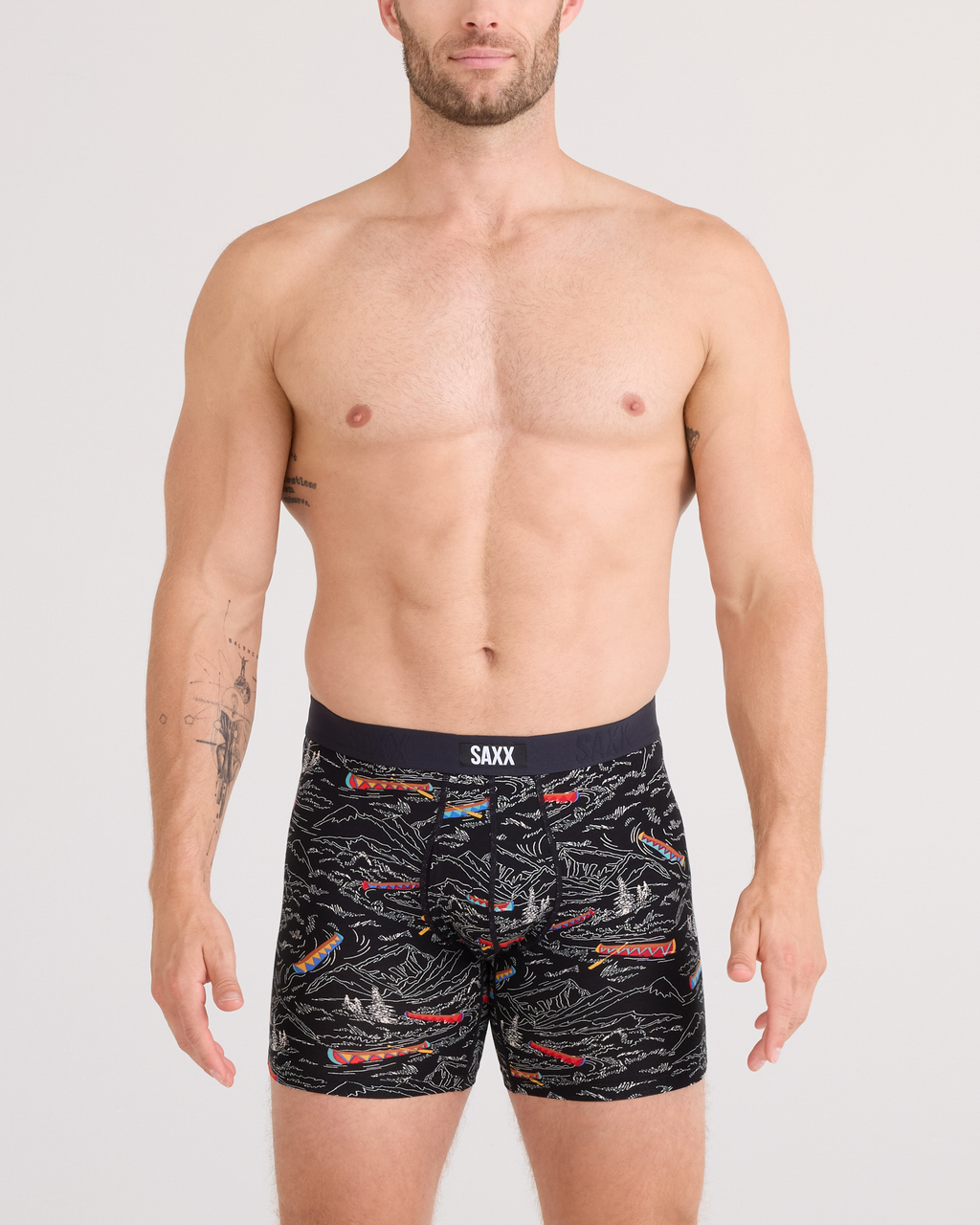 SAXX - VIBE EXTRA SOFT COMFORT BOXER BRIEF FLY 6"- RIV