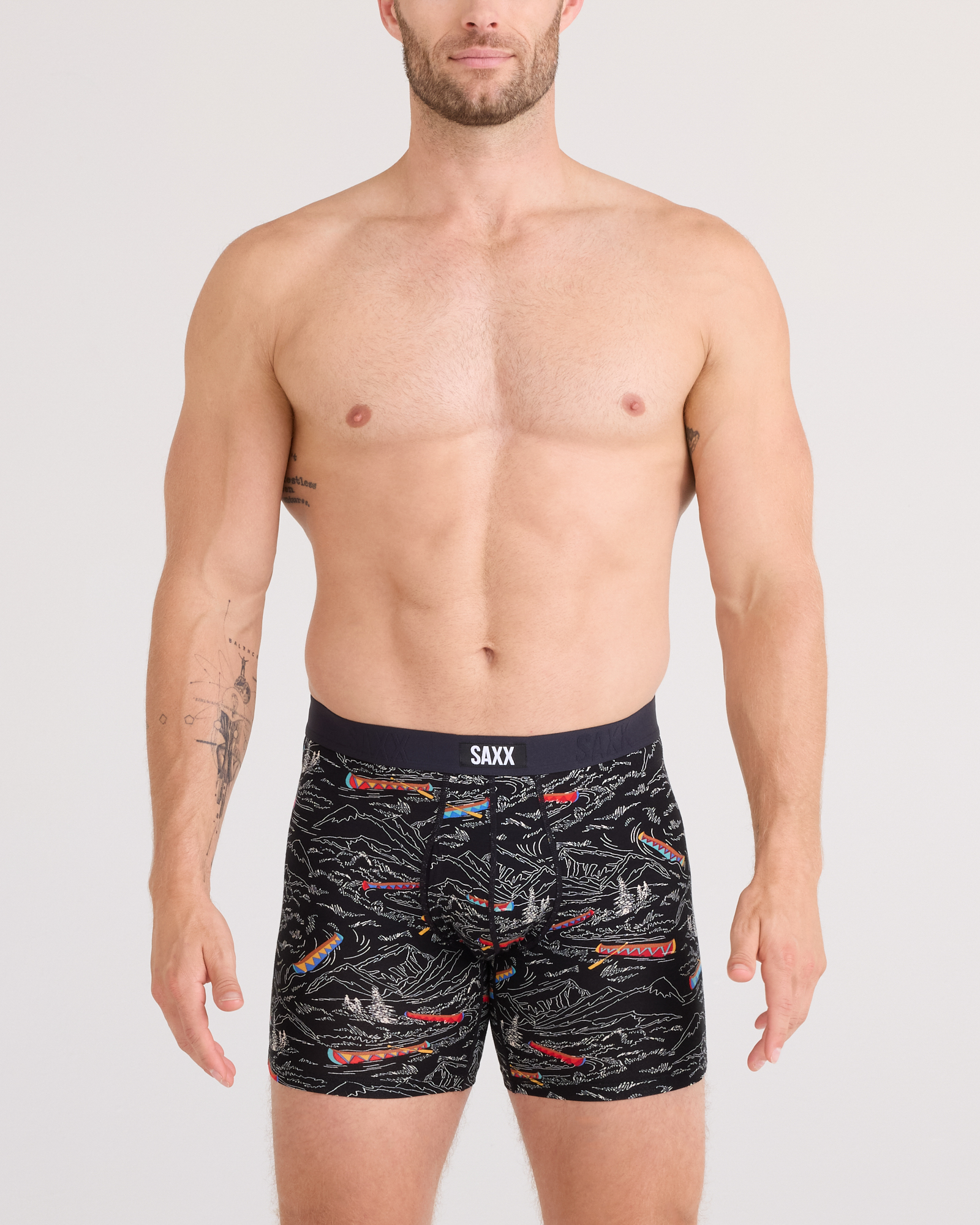 SAXX - VIBE EXTRA SOFT COMFORT BOXER BRIEF FLY 6"- RIV