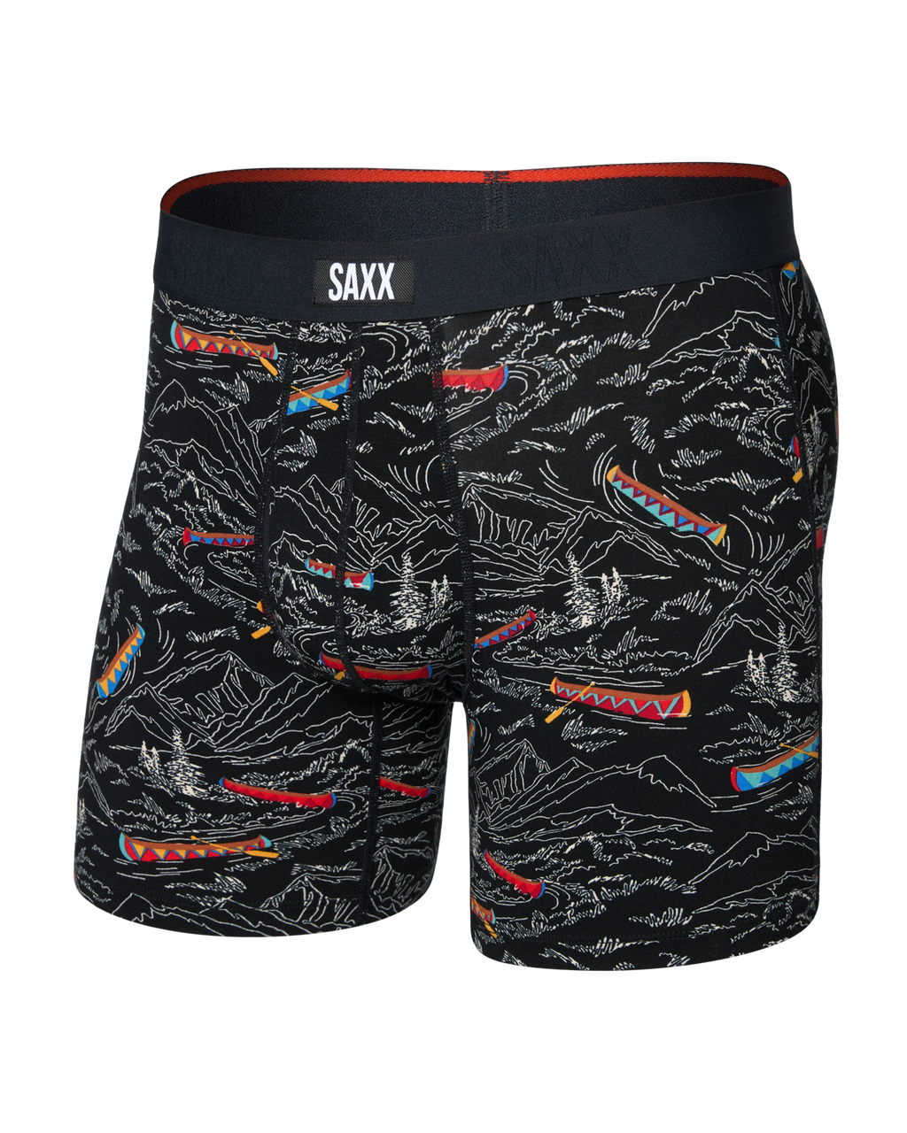 SAXX - VIBE EXTRA SOFT COMFORT BOXER BRIEF FLY 6"- RIV