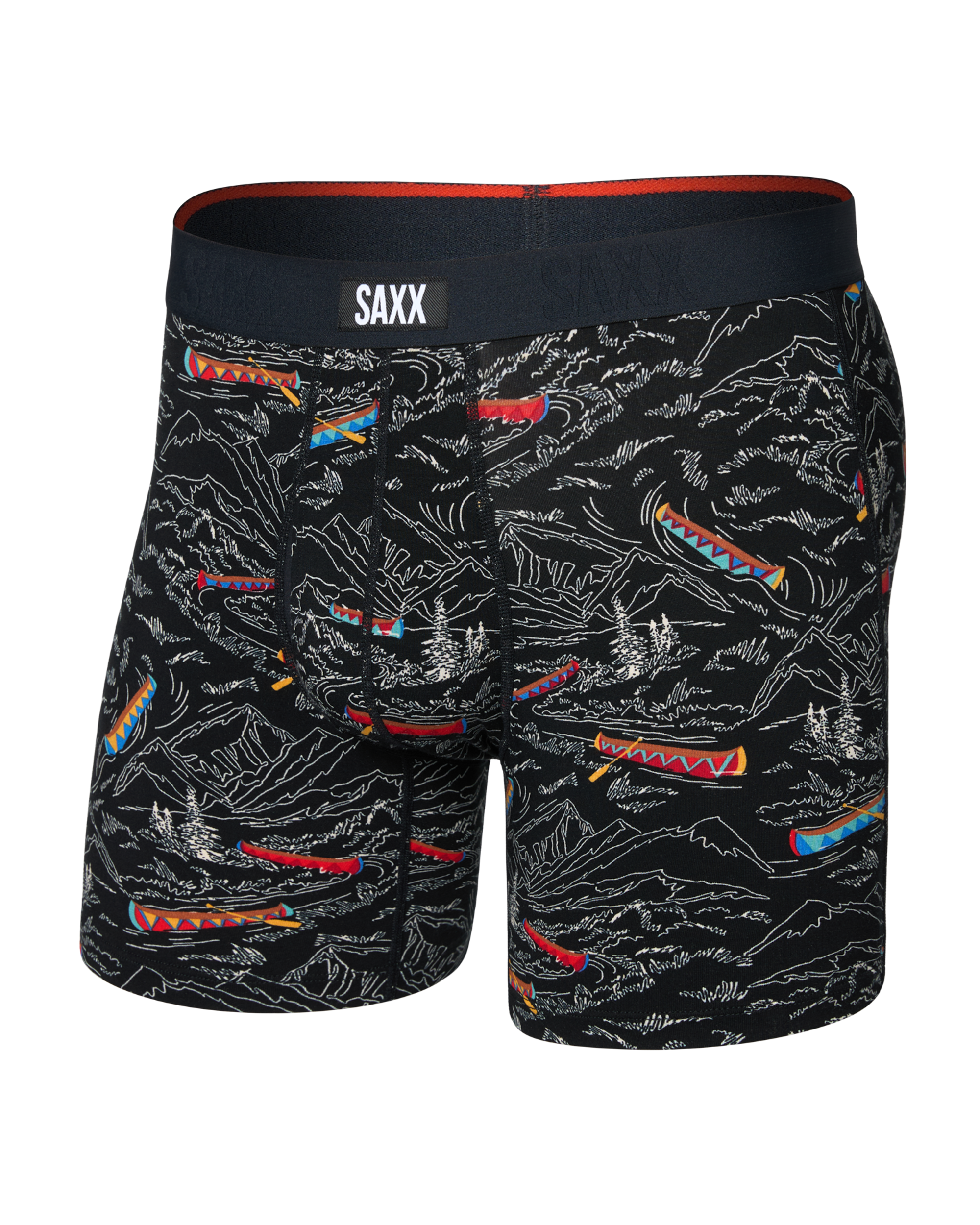 SAXX - VIBE EXTRA SOFT COMFORT BOXER BRIEF FLY 6"- RIV