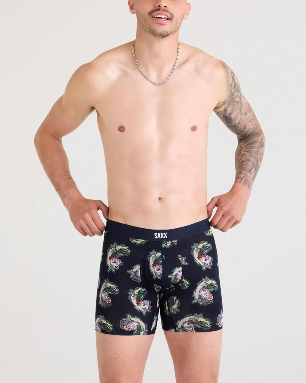 SAXX - VIBE EXTRA SOFT COMFORT BOXER BRIEF FLY 6"- SAT
