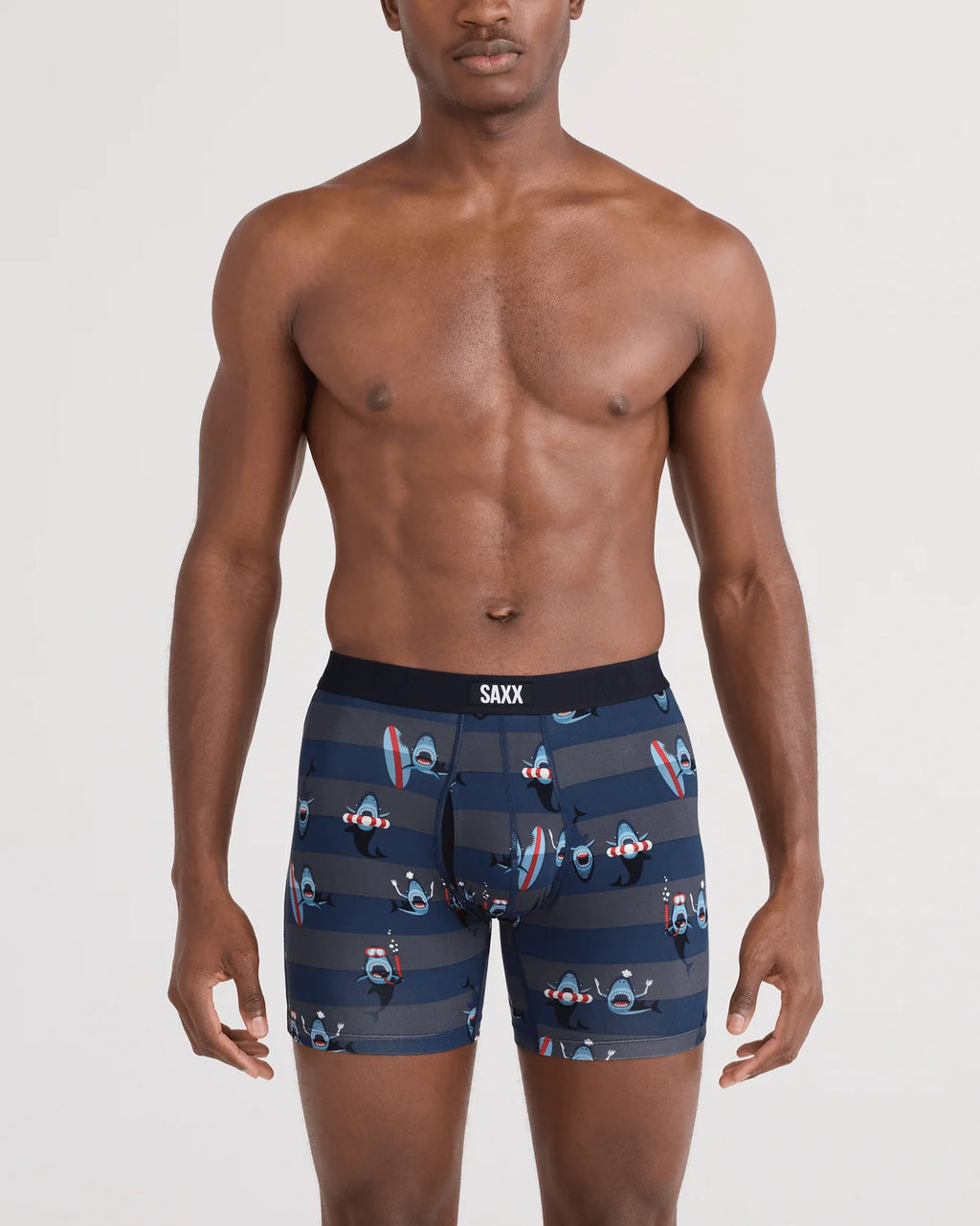 SAXX - VIBE EXTRA SOFT COMFORT BOXER BRIEF FLY 6"- SHK