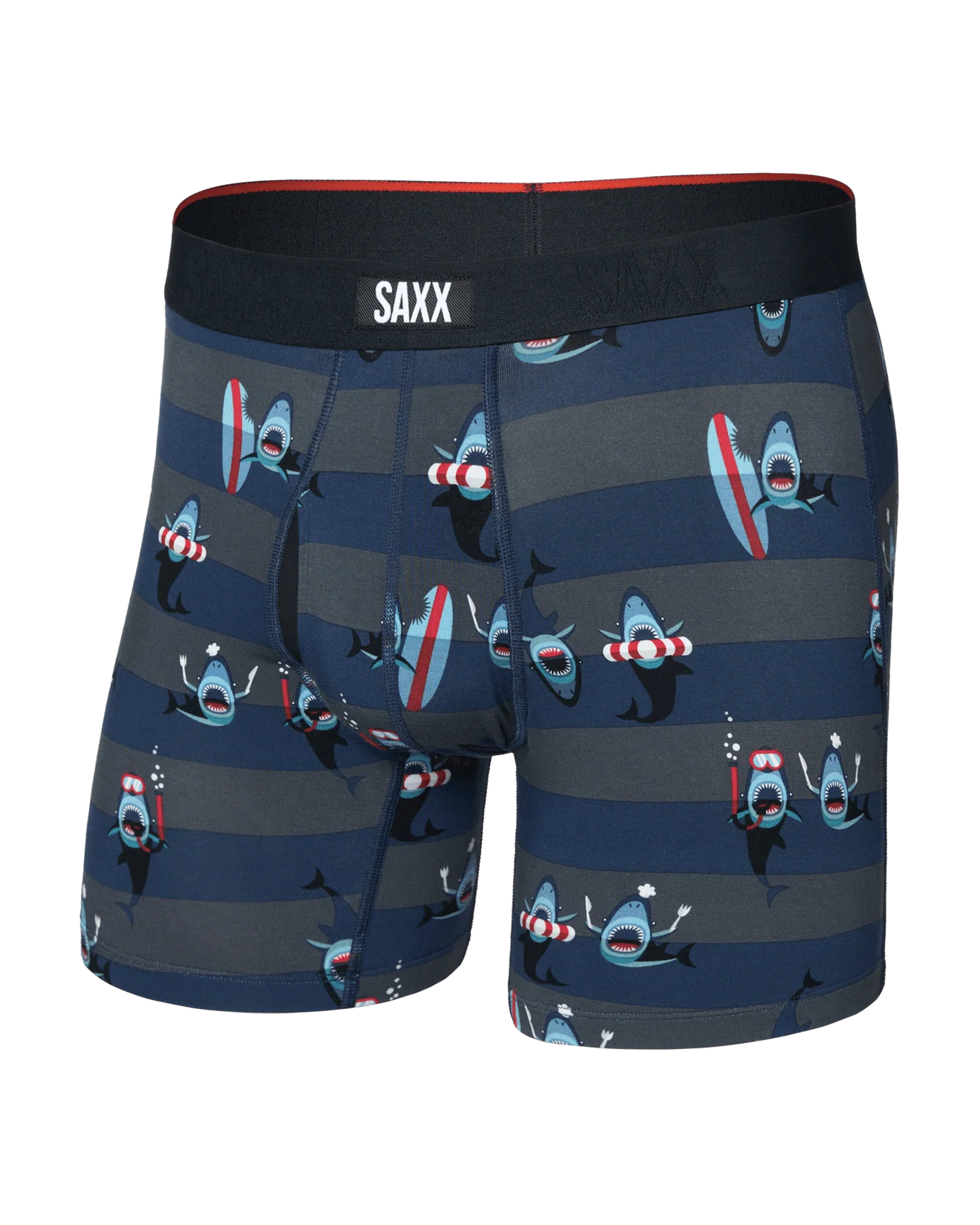 SAXX - VIBE EXTRA SOFT COMFORT BOXER BRIEF FLY 6"- SHK