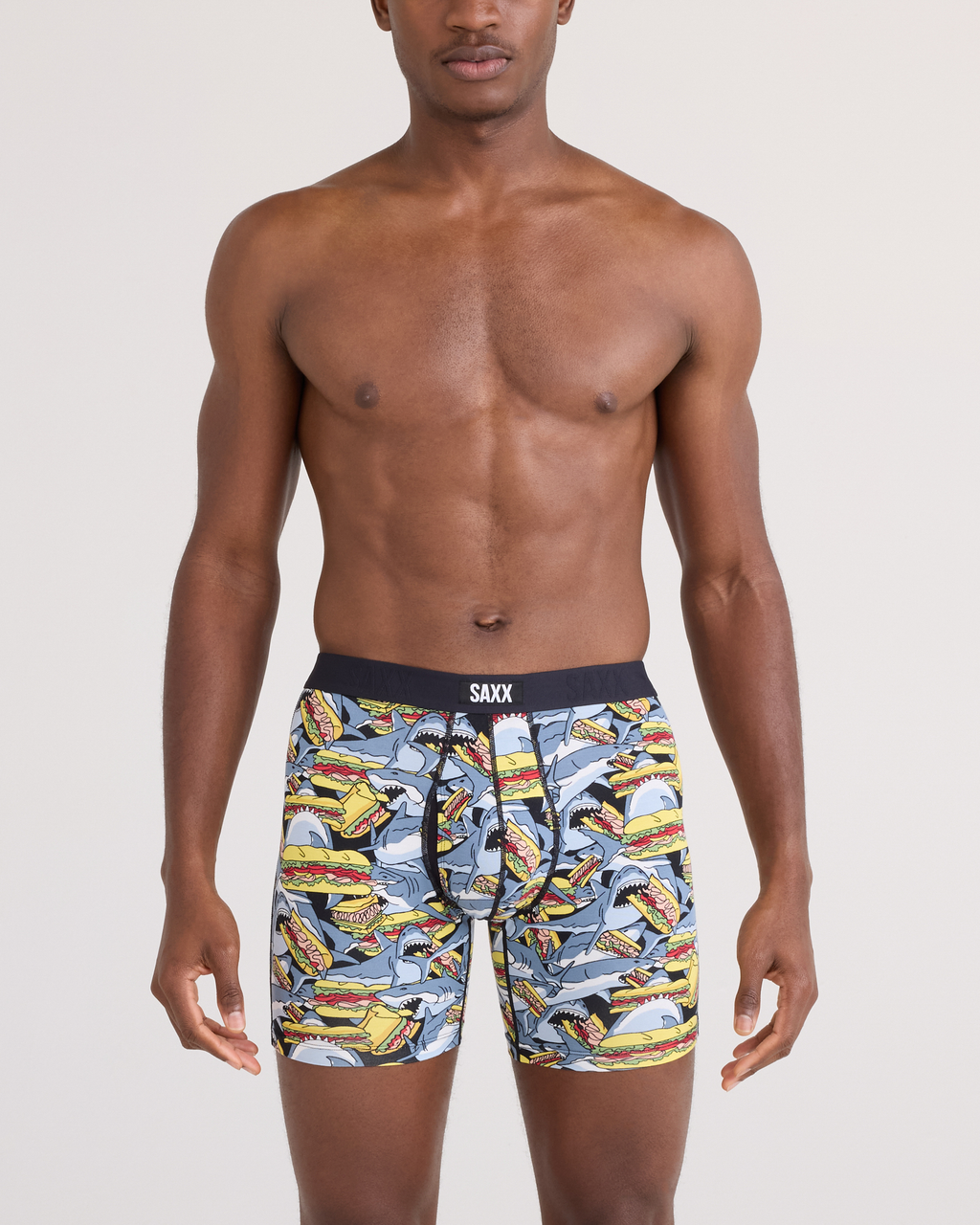 SAXX - VIBE EXTRA SOFT COMFORT BOXER BRIEF FLY 6"- SSG