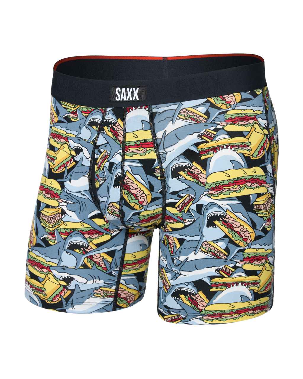 SAXX - VIBE EXTRA SOFT COMFORT BOXER BRIEF FLY 6"- SSG