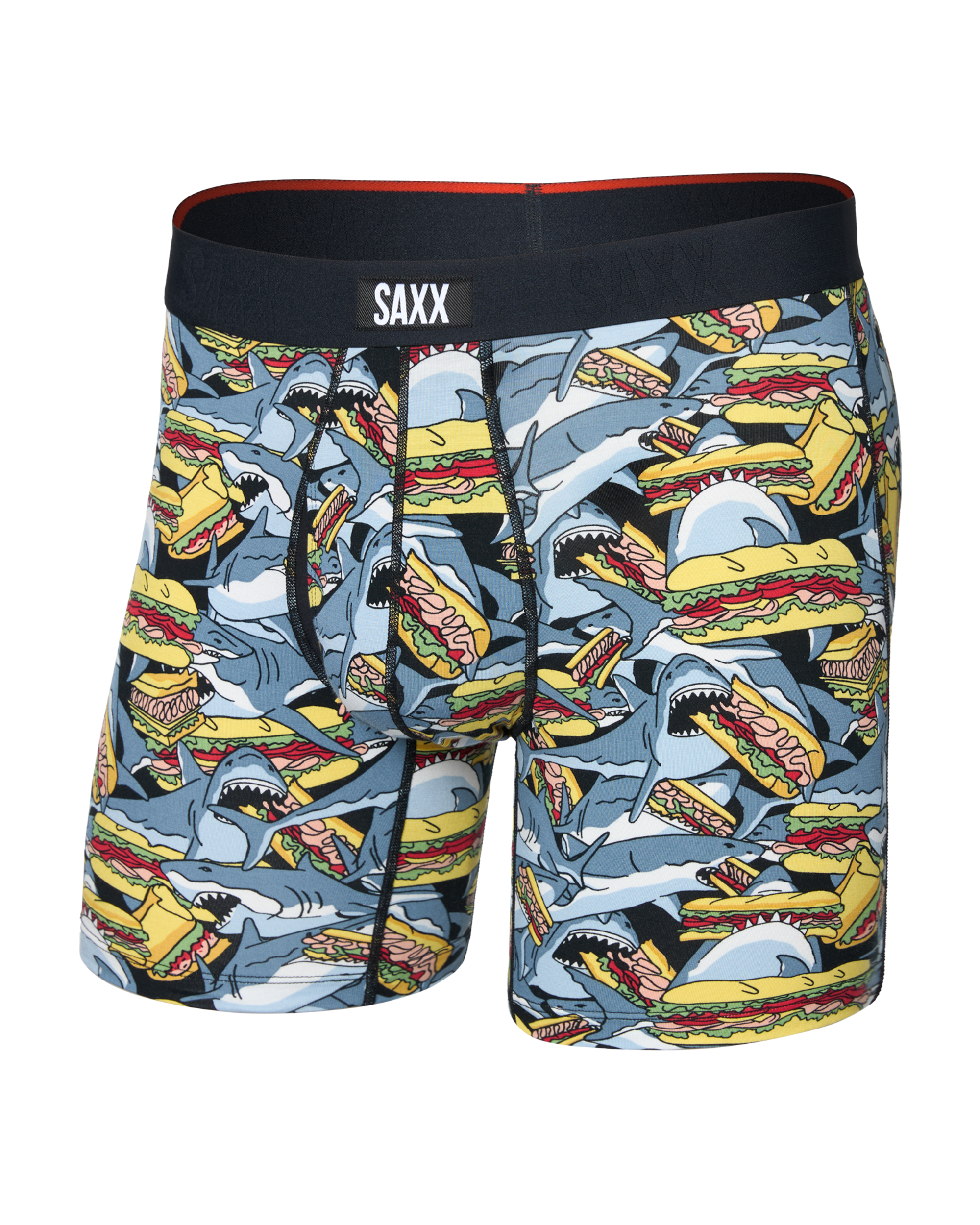 SAXX - VIBE EXTRA SOFT COMFORT BOXER BRIEF FLY 6"- SSG