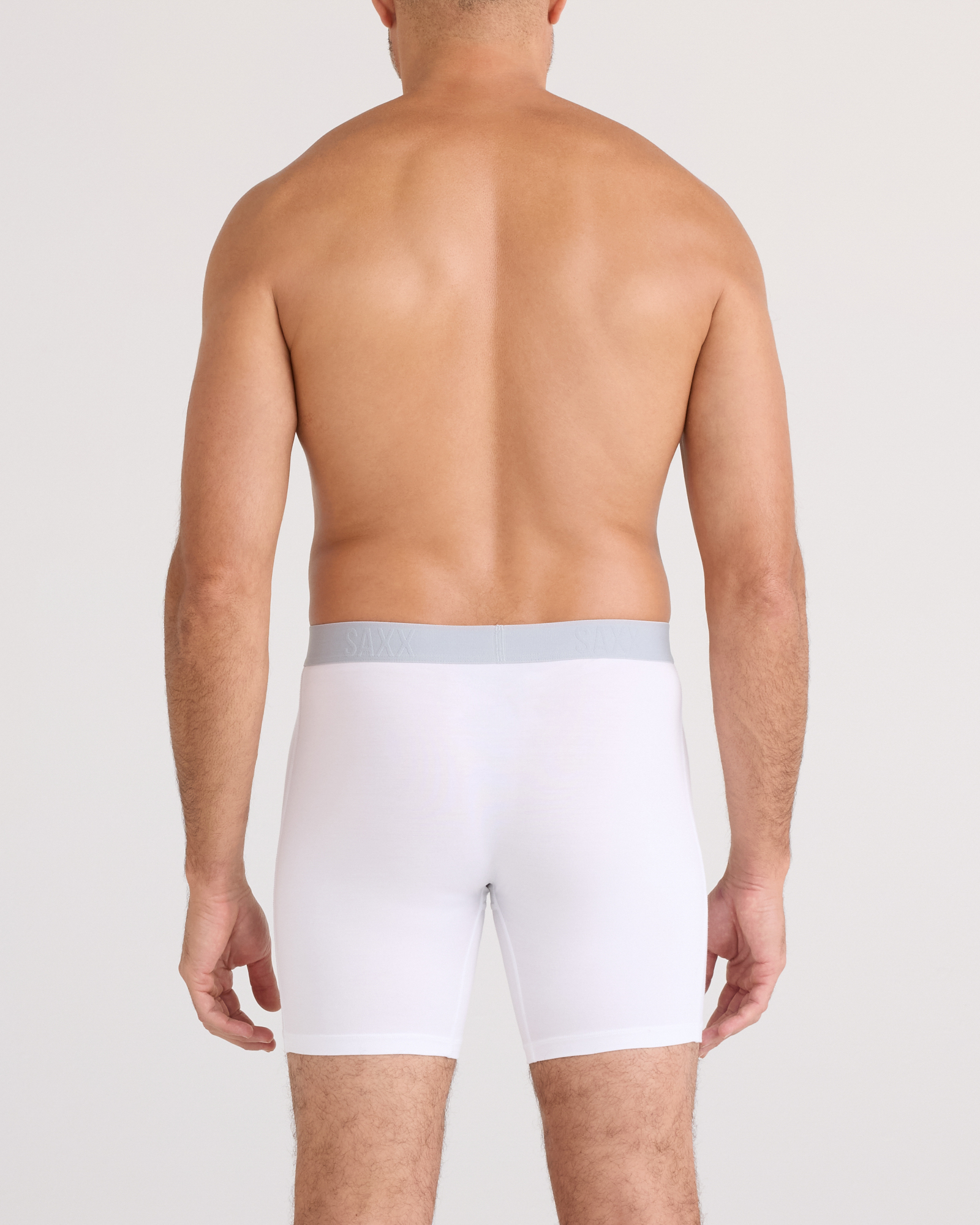 SAXX - VIBE EXTRA SOFT COMFORT BOXER BRIEF FLY 6"- WHI