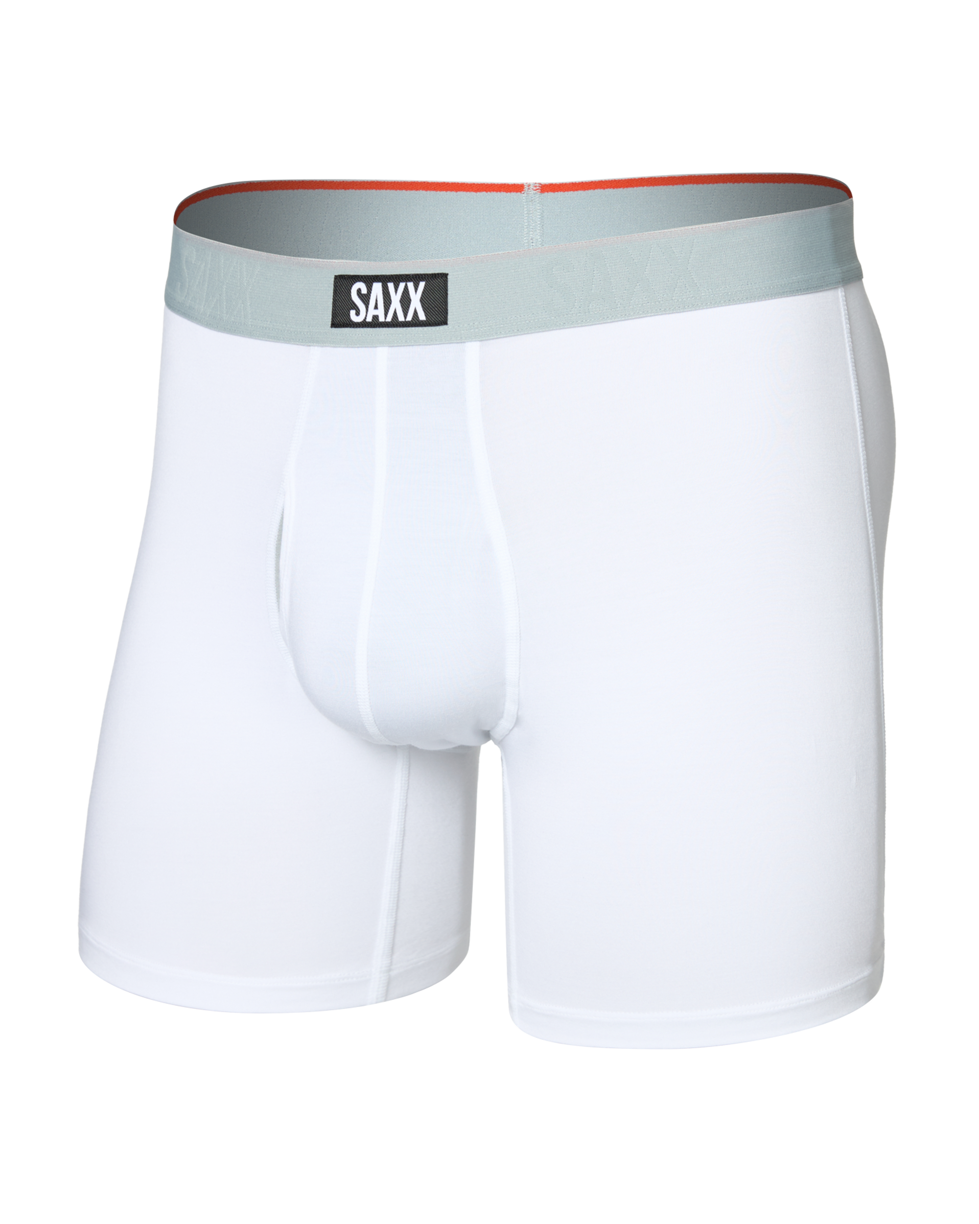 SAXX - VIBE EXTRA SOFT COMFORT BOXER BRIEF FLY 6"- WHI