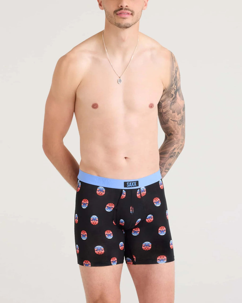SAXX - VIBE EXTRA SOFT COMFORT BOXER BRIEF FLY 6"- WHW