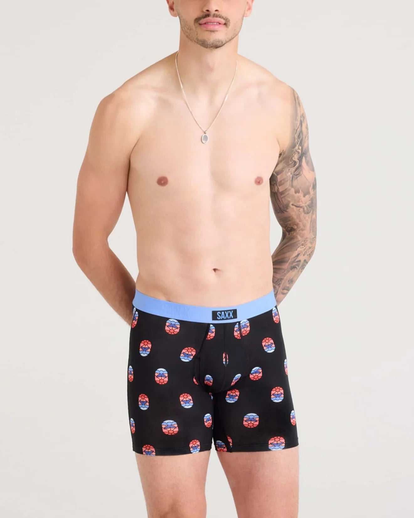 SAXX - VIBE EXTRA SOFT COMFORT BOXER BRIEF FLY 6"- WHW