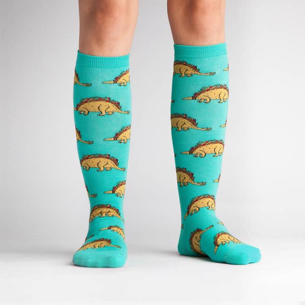 Sock it to Me - Knee High Sock: Tacosaurus