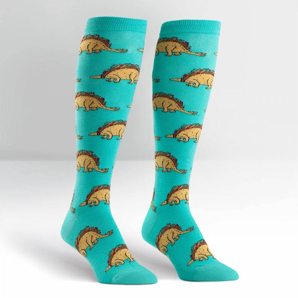 Sock it to Me - Knee High Sock: Tacosaurus