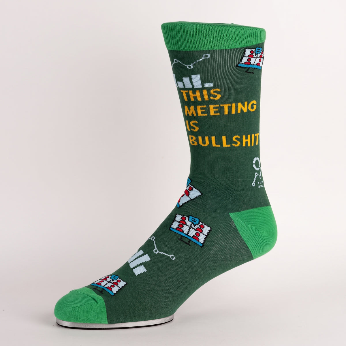 moJJa - Men's - THIS MEETING IS BS Crew Socks